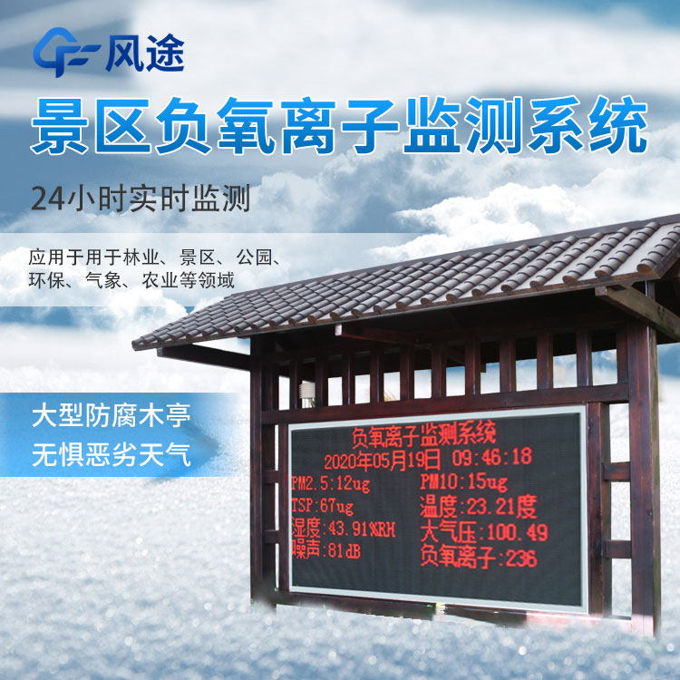 景區(qū)負氧離子監(jiān)測系統(tǒng)有什么用？